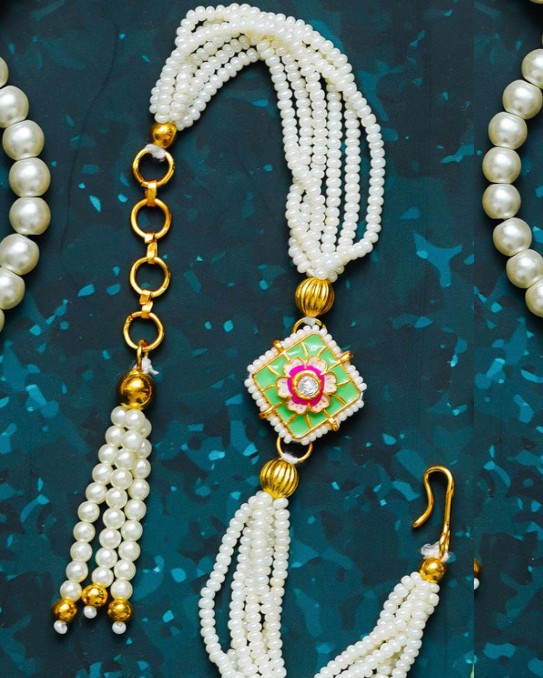 Traditional Rakhi Set with Free Chawal & Kumkum