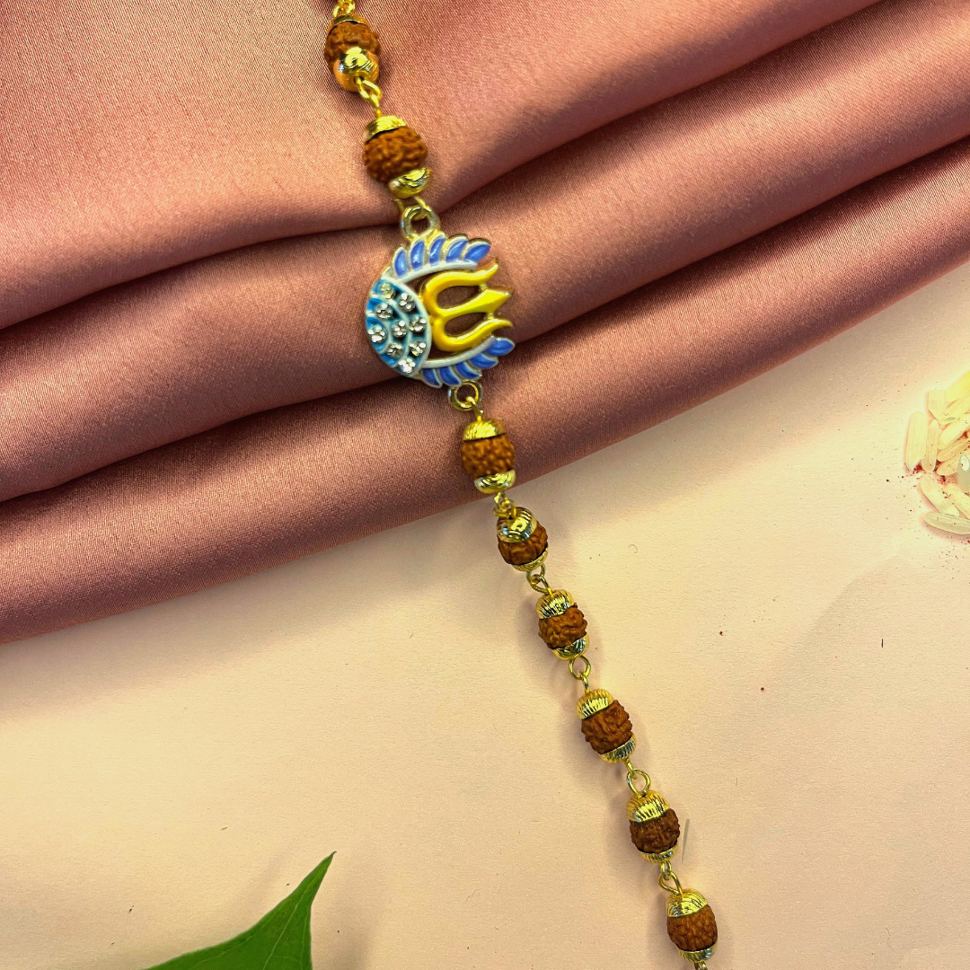 Handmade Shiva Sutra with Free Chawal & Kumkum