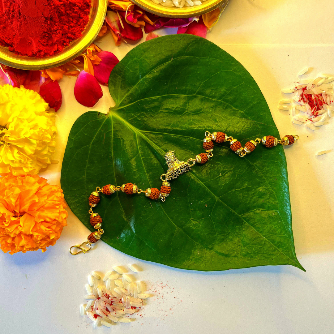 Handmade Rudra Bandhan with Free Chawal & Kumkum