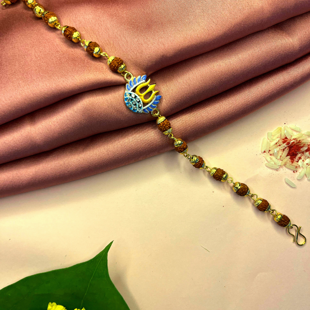 Handmade Shiva Sutra with Free Chawal & Kumkum