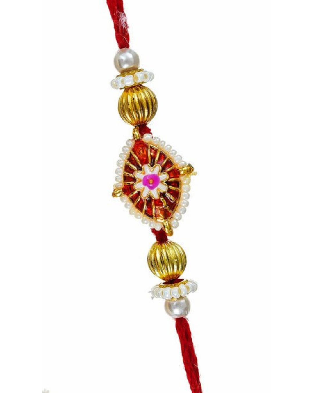 Traditional Rakhi Set with Free Chawal & Kumkum
