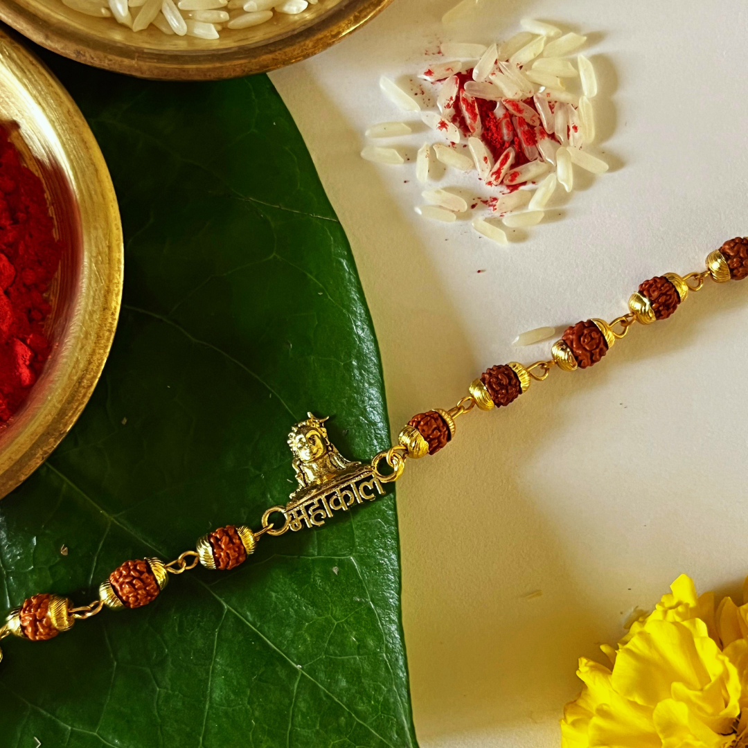 Handmade Rudra Bandhan with Free Chawal & Kumkum