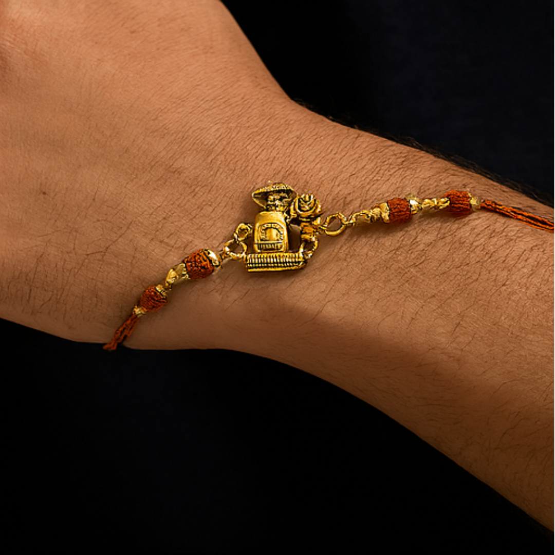 Handmade Shivasya Bandhanam with Free Chawal & Kumkum