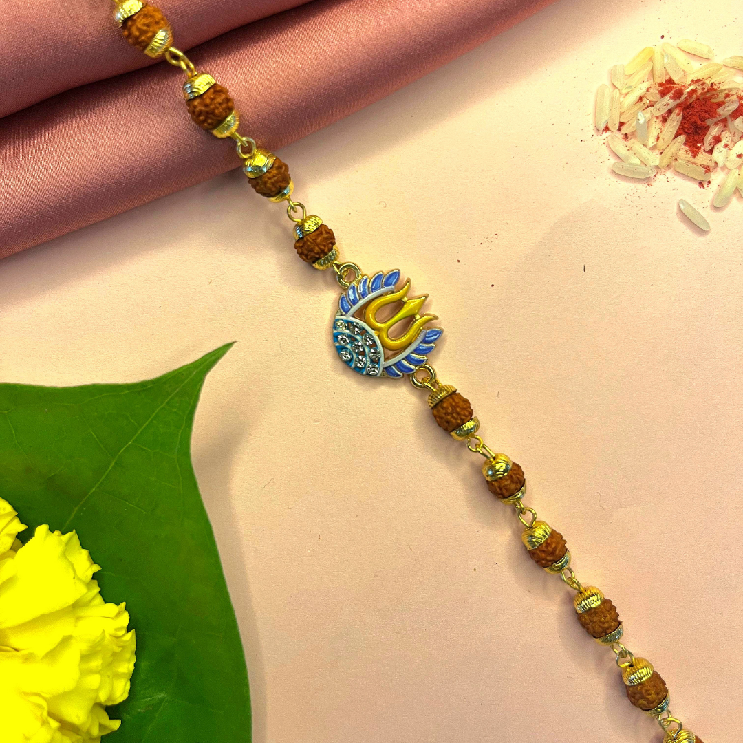 Handmade Shiva Sutra with Free Chawal & Kumkum