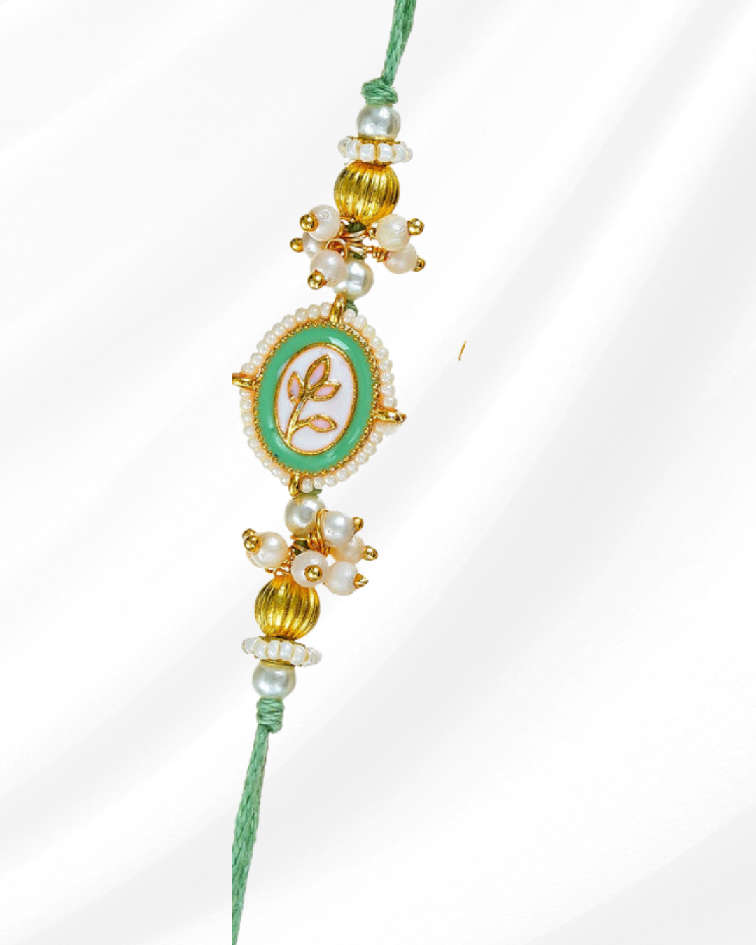 Traditional Rakhi Set with Free Chawal & Kumkum