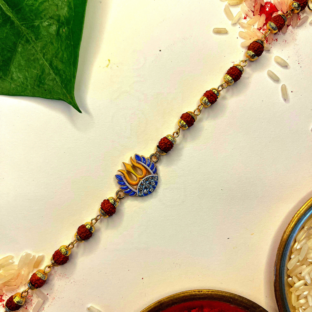 Handmade Shiva Sutra with Free Chawal & Kumkum
