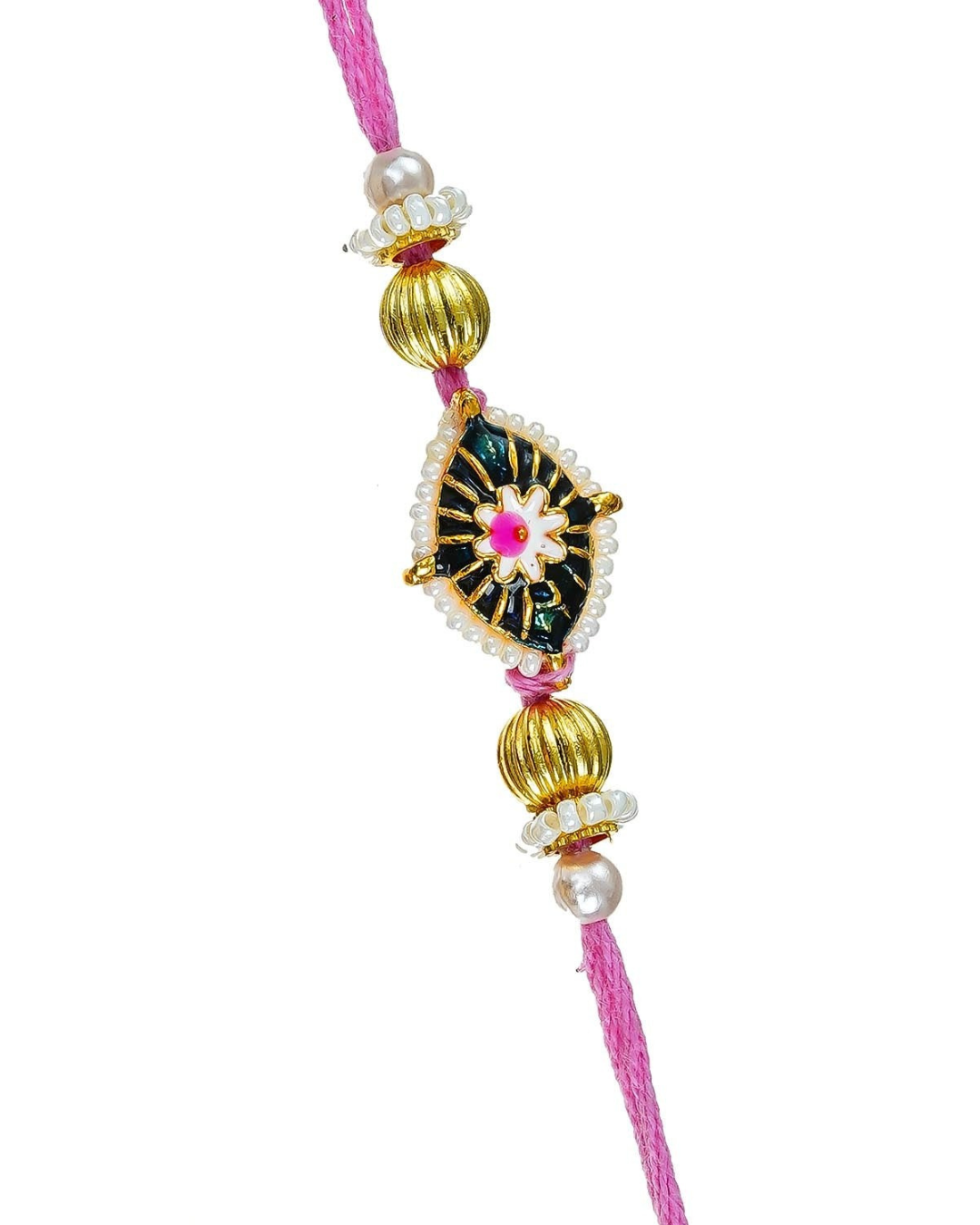 Traditional Rakhi Set with Free Chawal & Kumkum