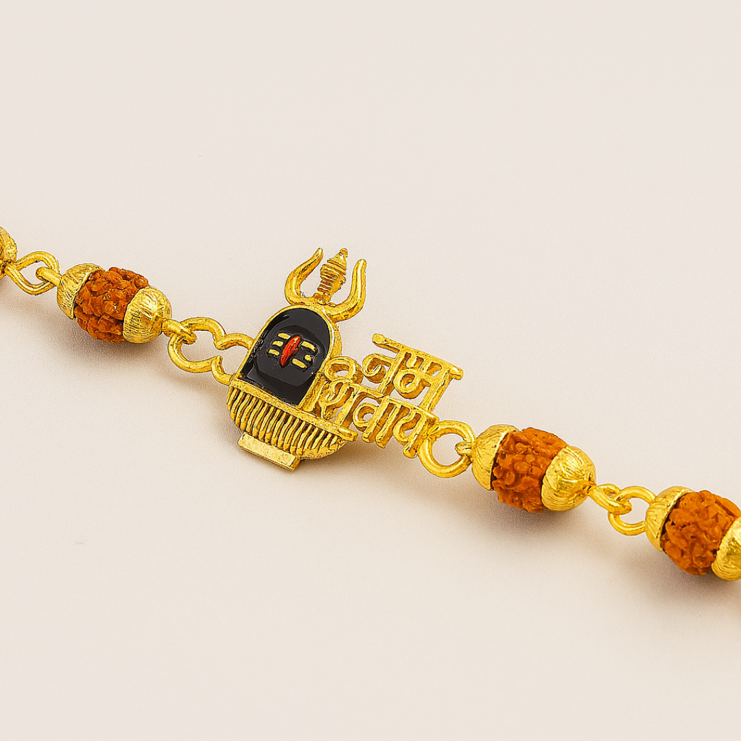 Handmade Shiv Bandhan with Free Chawal & Kumkum
