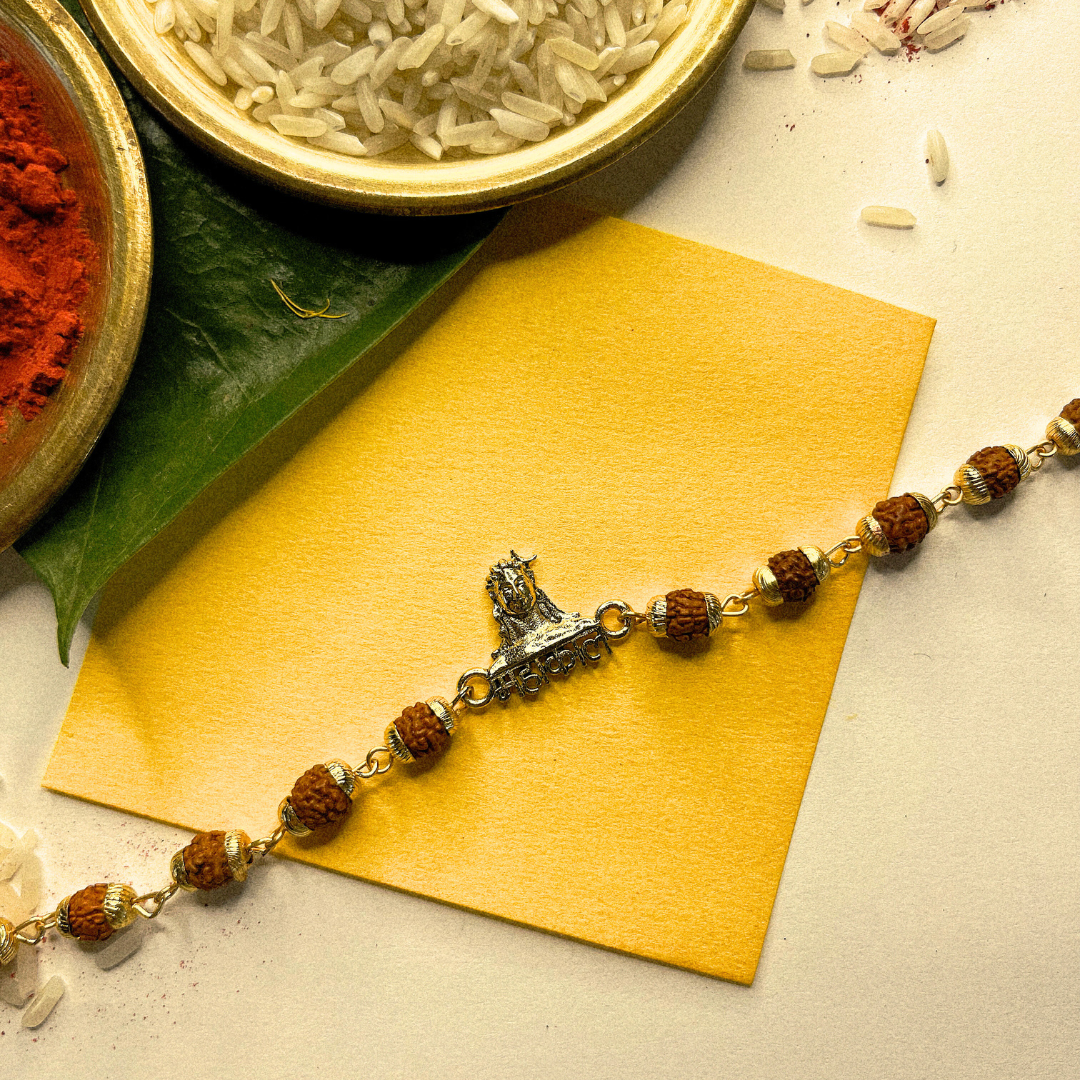 Handmade Rudra Bandhan with Free Chawal & Kumkum