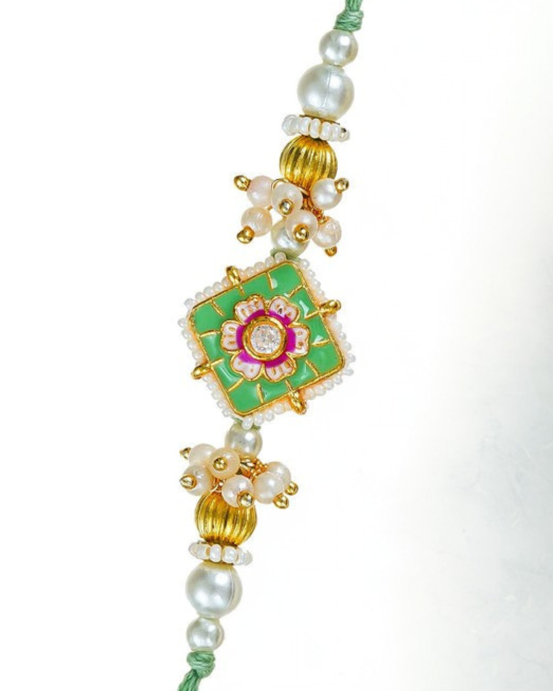 Traditional Rakhi Set with Free Chawal & Kumkum