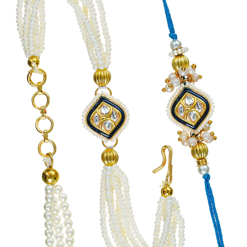 Traditional Rakhi Set with Free Chawal & Kumkum