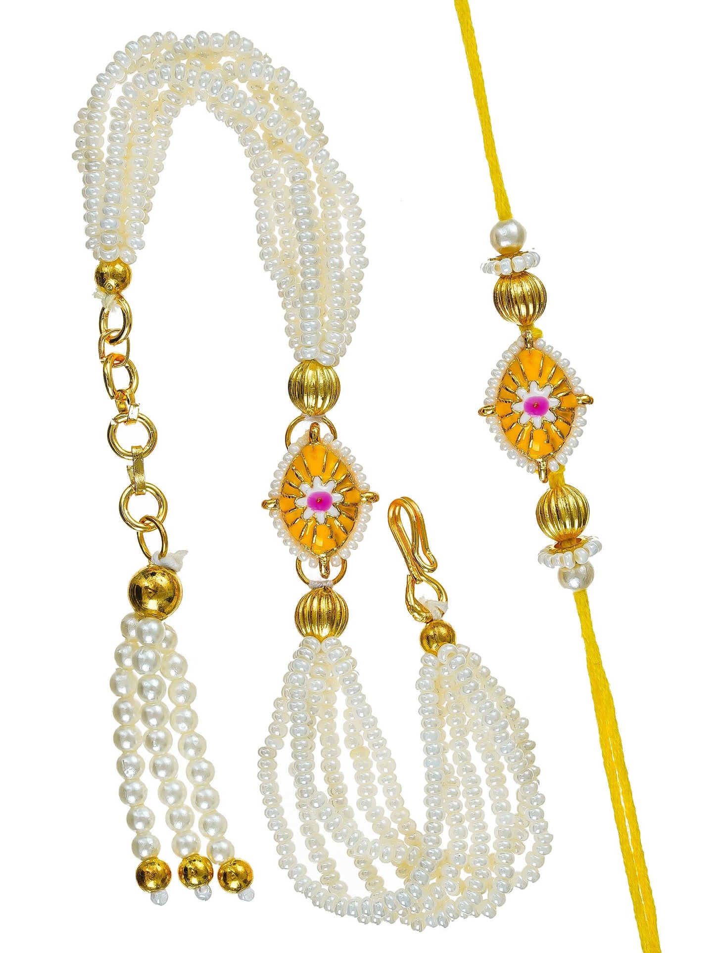 Traditional Rakhi Set with Free Chawal & Kumkum