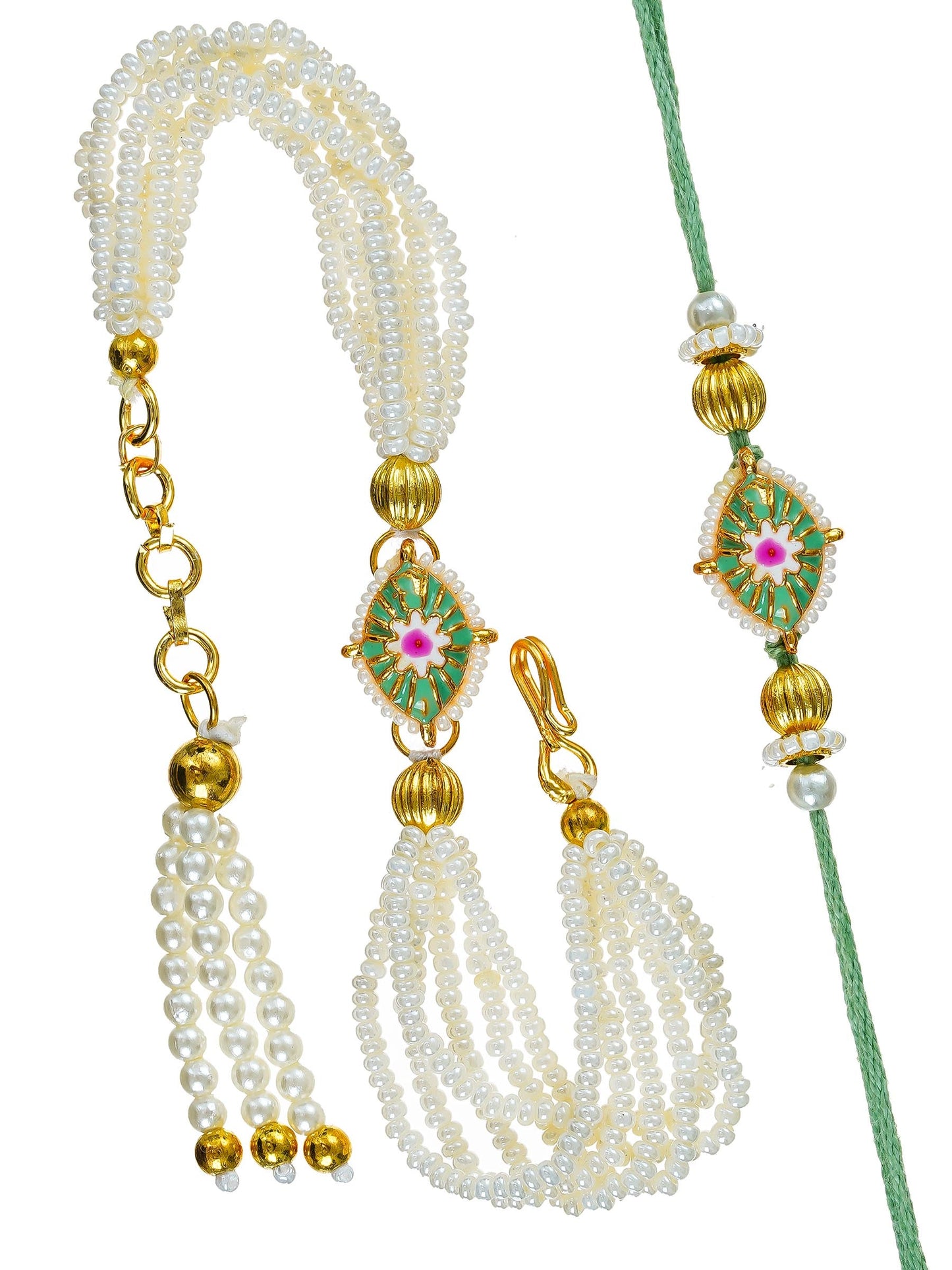 Traditional Rakhi Set with Free Chawal & Kumkum