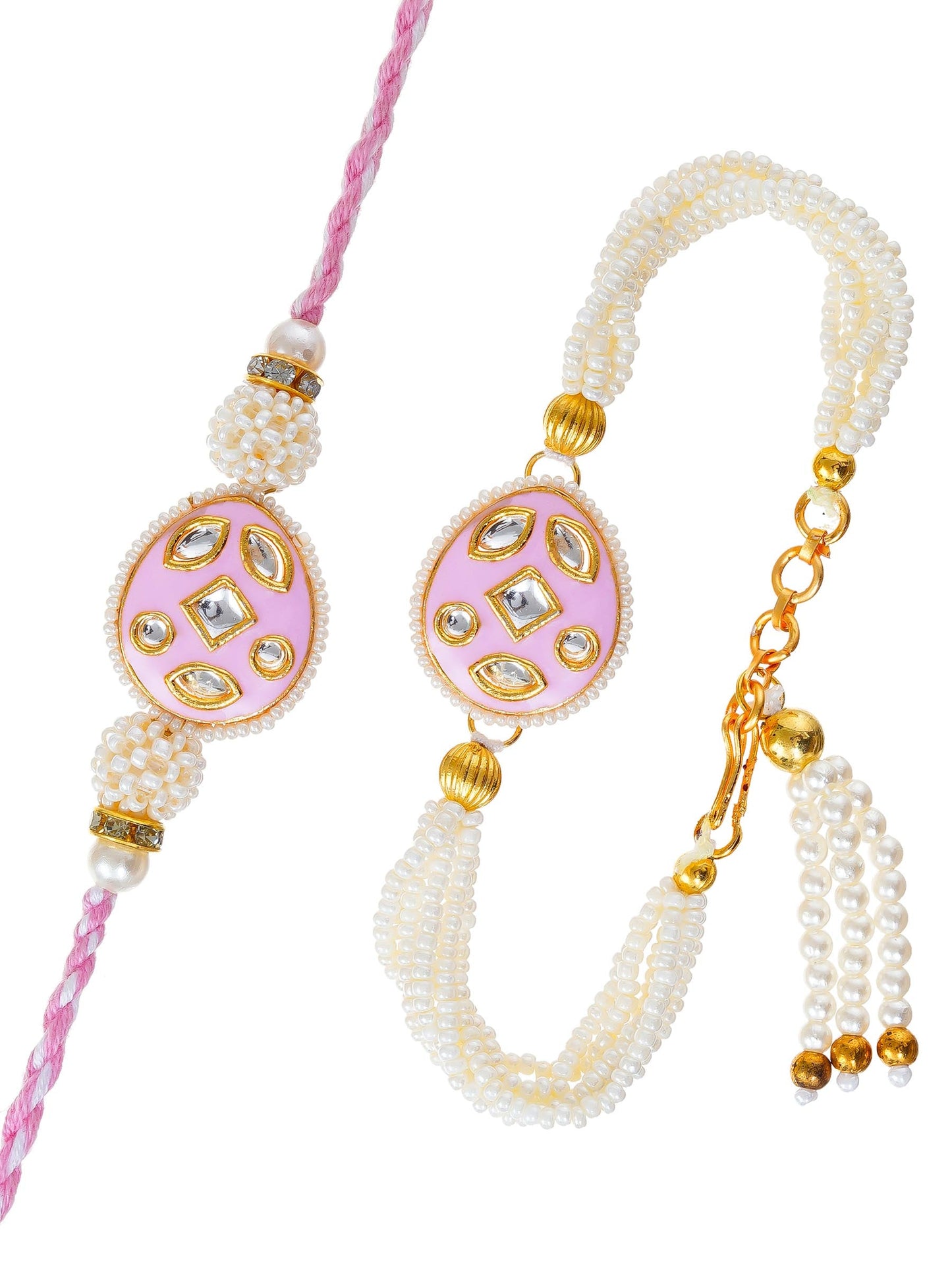 Traditional Rakhi Set with Free Chawal & Kumkum