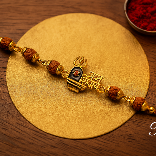 Handmade Shiv Bandhan with Free Chawal & Kumkum