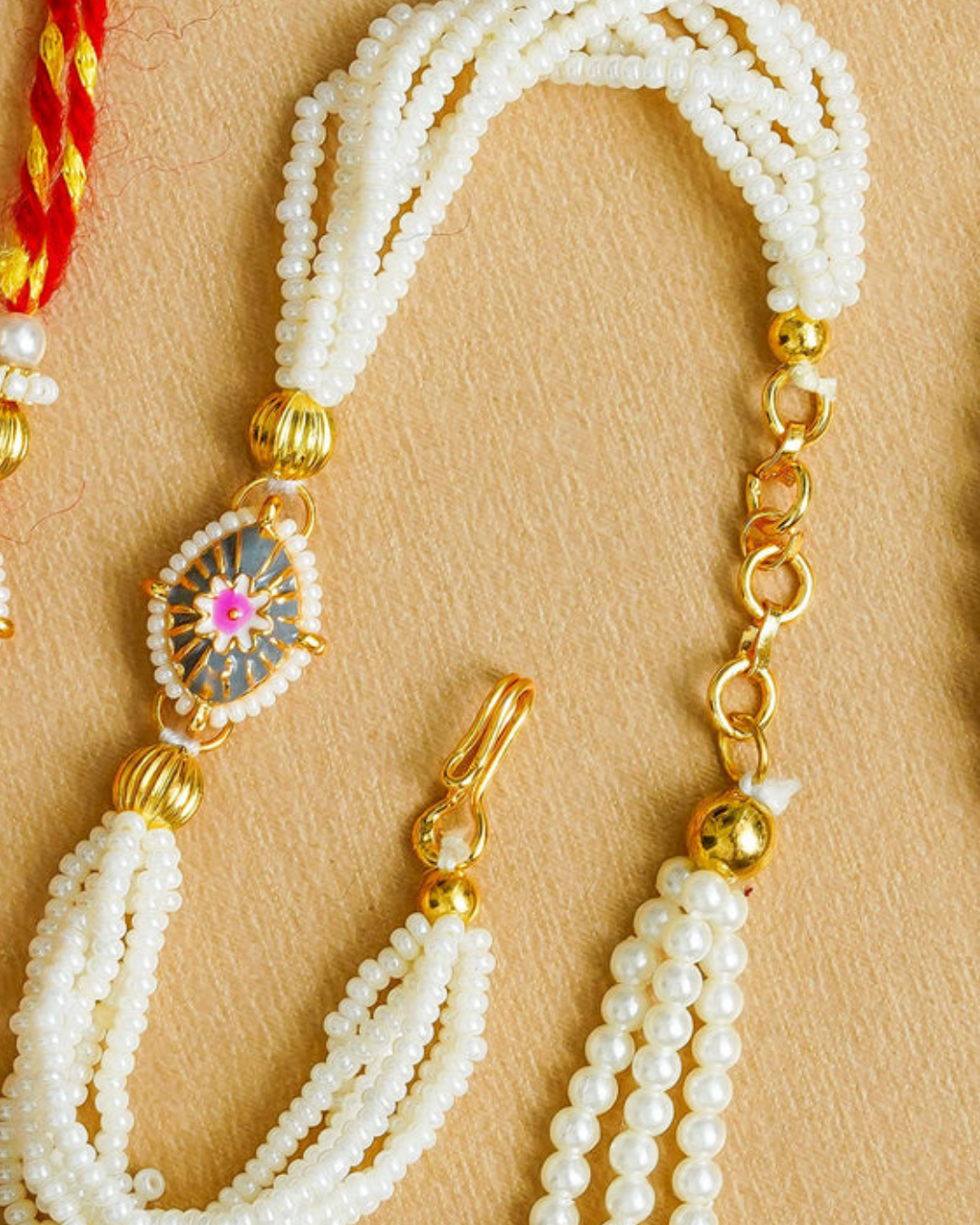 Traditional Rakhi Set with Free Chawal & Kumkum