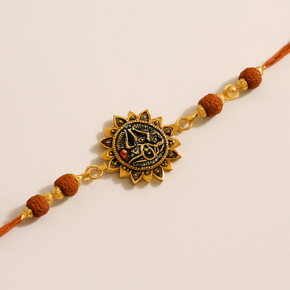 Handmade Trishul ki Dor with Free Chawal & Kumkum