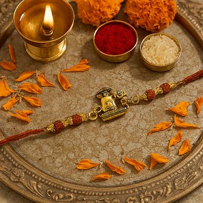Handmade Shivasya Bandhanam with Free Chawal & Kumkum