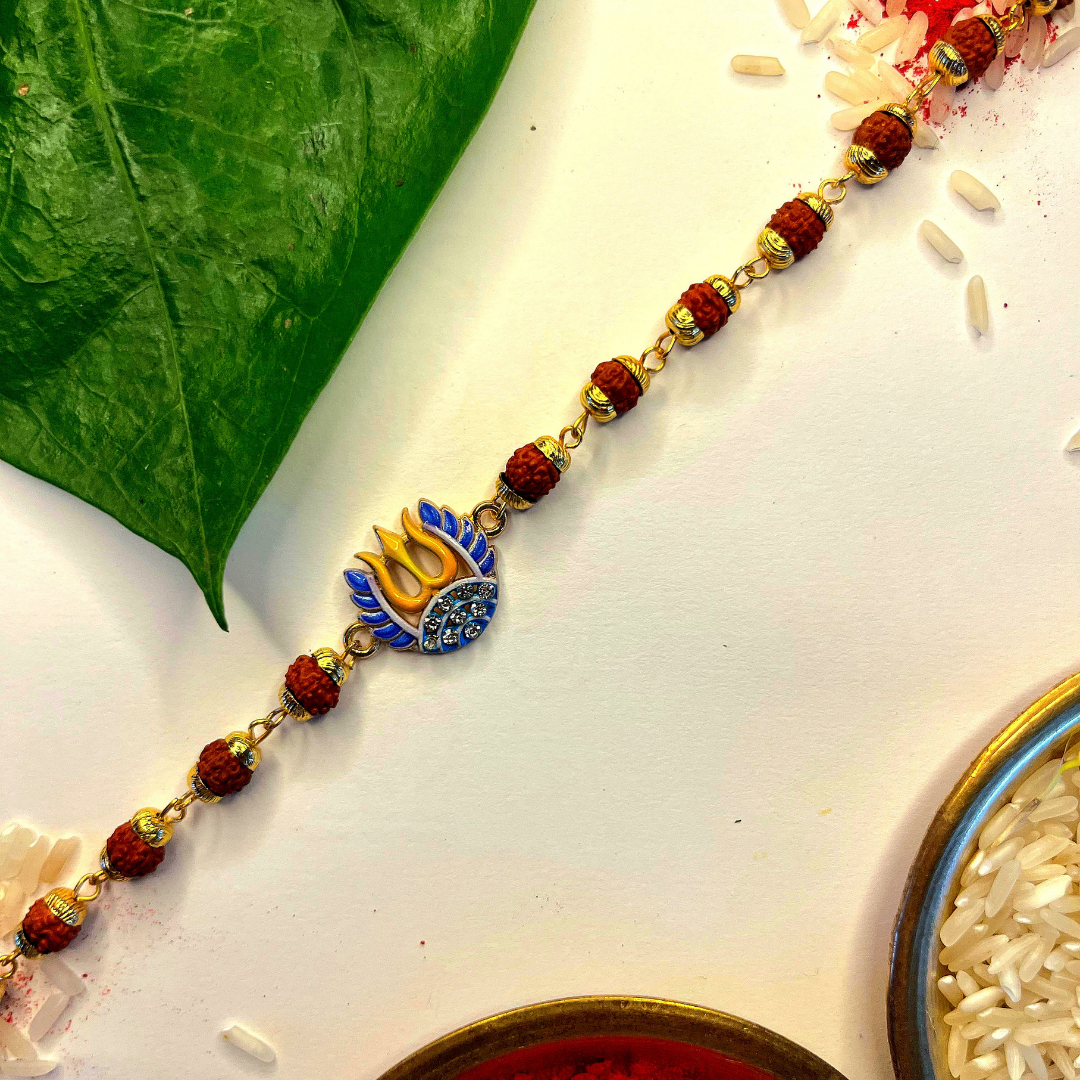 Handmade Shiva Sutra with Free Chawal & Kumkum