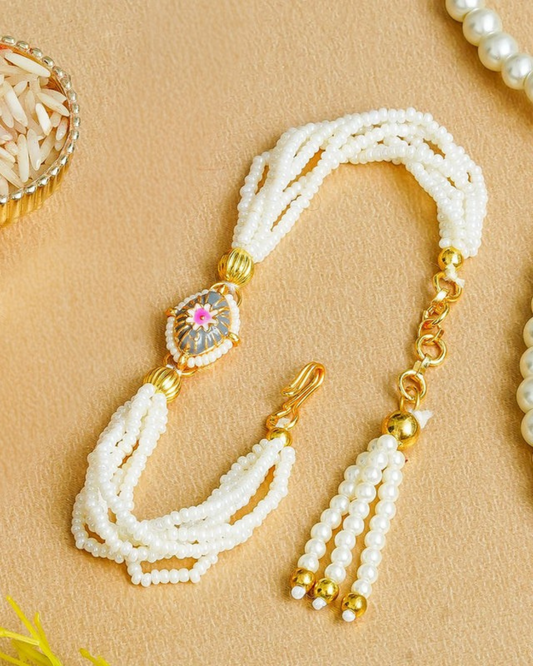 Traditional Rakhi Set with Free Chawal & Kumkum