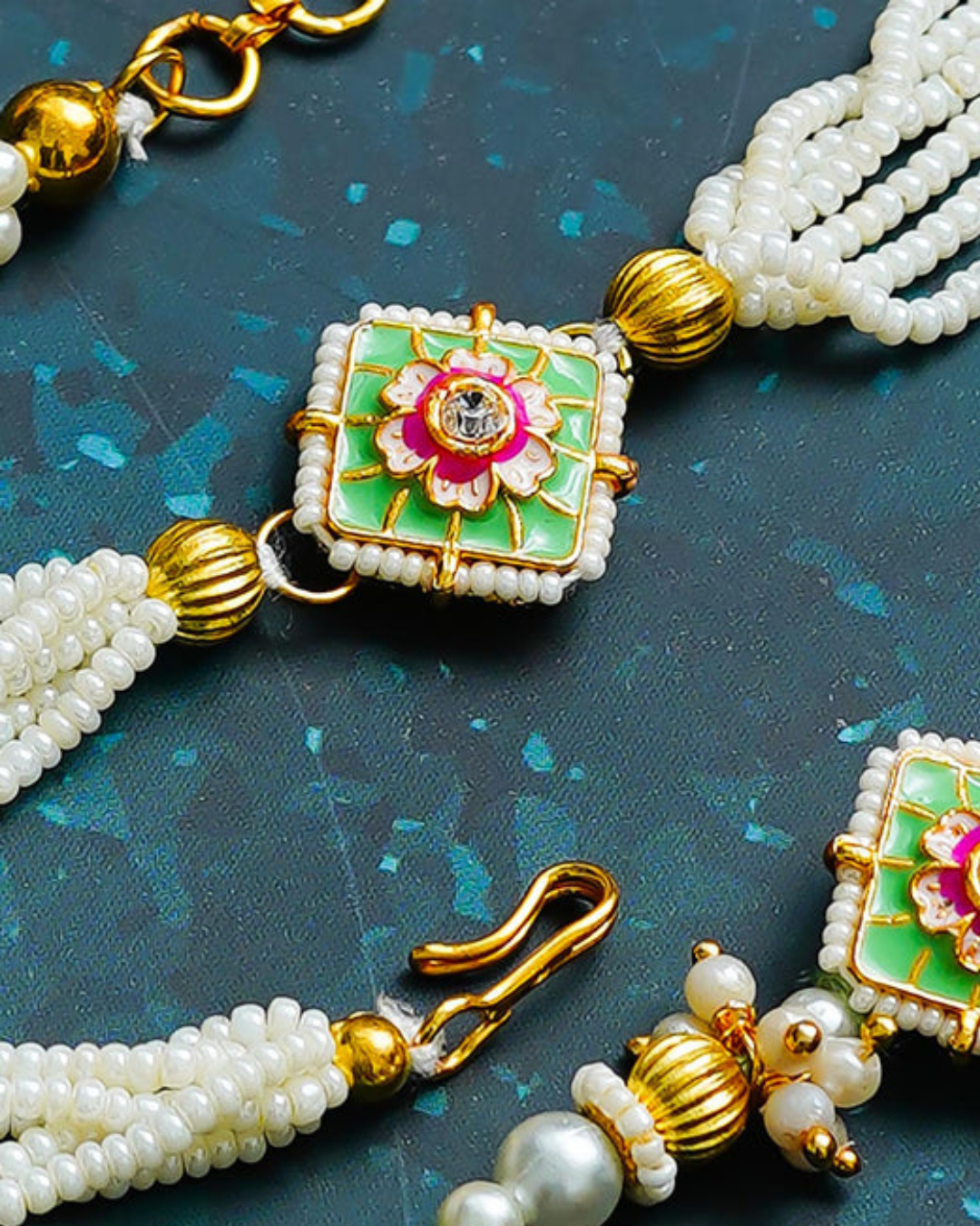 Traditional Rakhi Set with Free Chawal & Kumkum